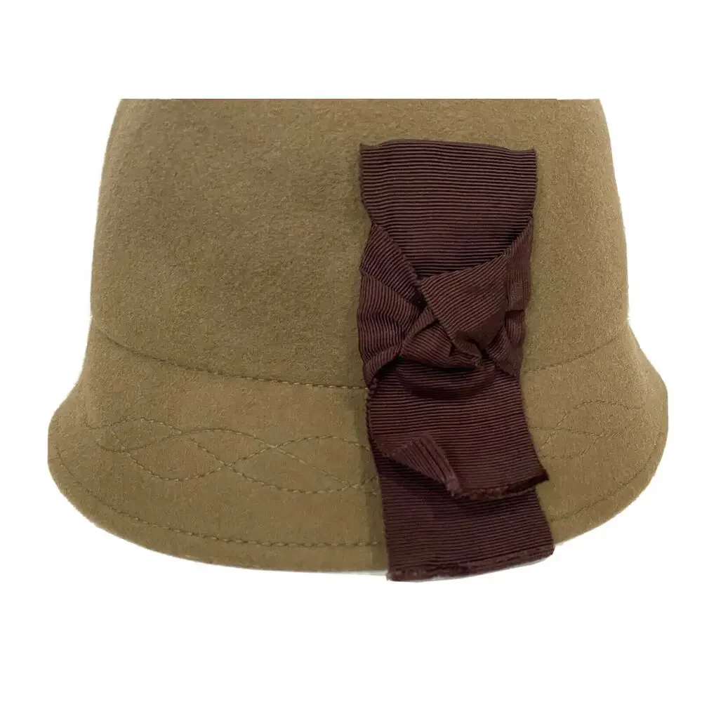 Albertus Swanepoel Vintage-style Women’s Hat 100% Wool Cloche Bucket Retro OS
